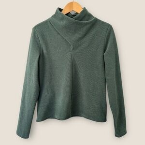 Cyrus Green Mock Neck Sweater
